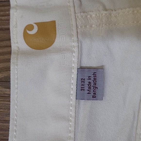 Carhartt Men's Tan Cargo Pants zise31x32 new no tag - Picture 2 of 16